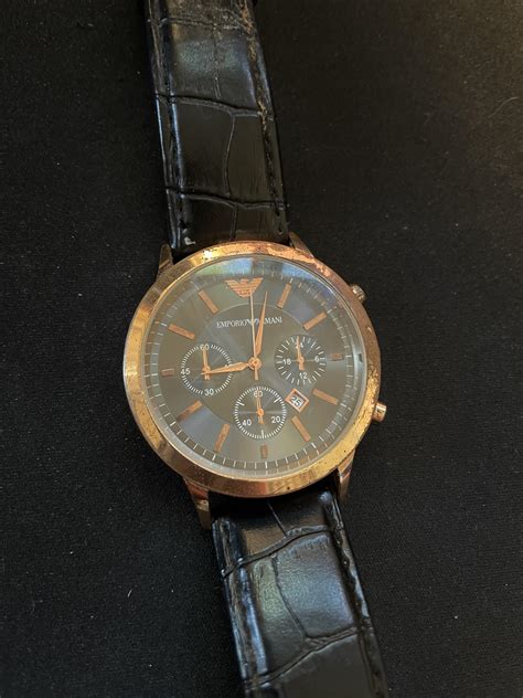 ar5857 armani watch fake|how to identify armani watch.